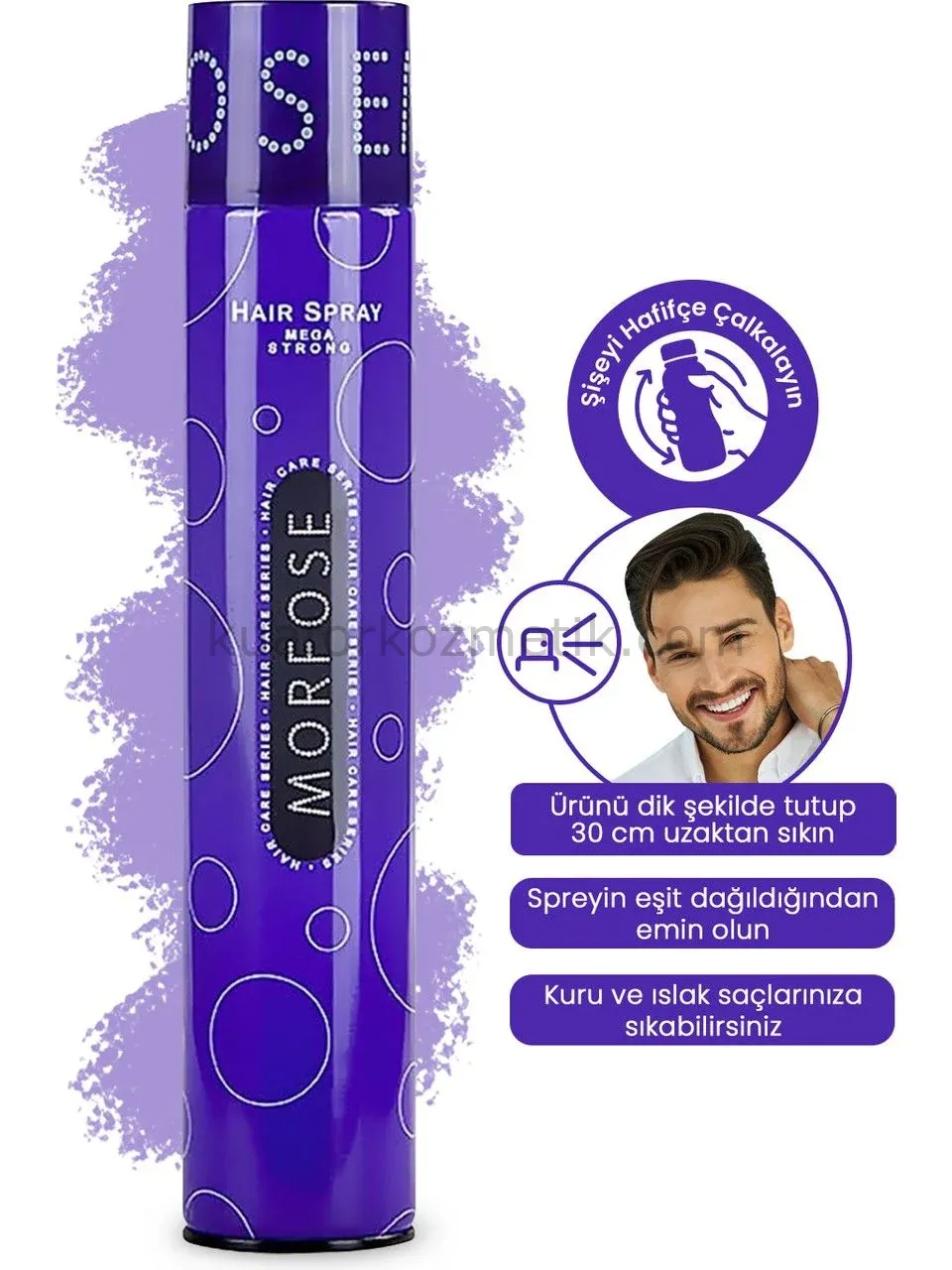 Morfose Saç Spreyi Mor 400Ml