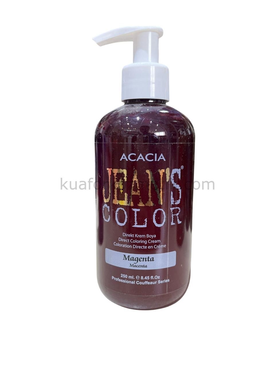 Jeans Color Su Bazlı Amonyaksız Saç Boyası 250Ml - Macenta
