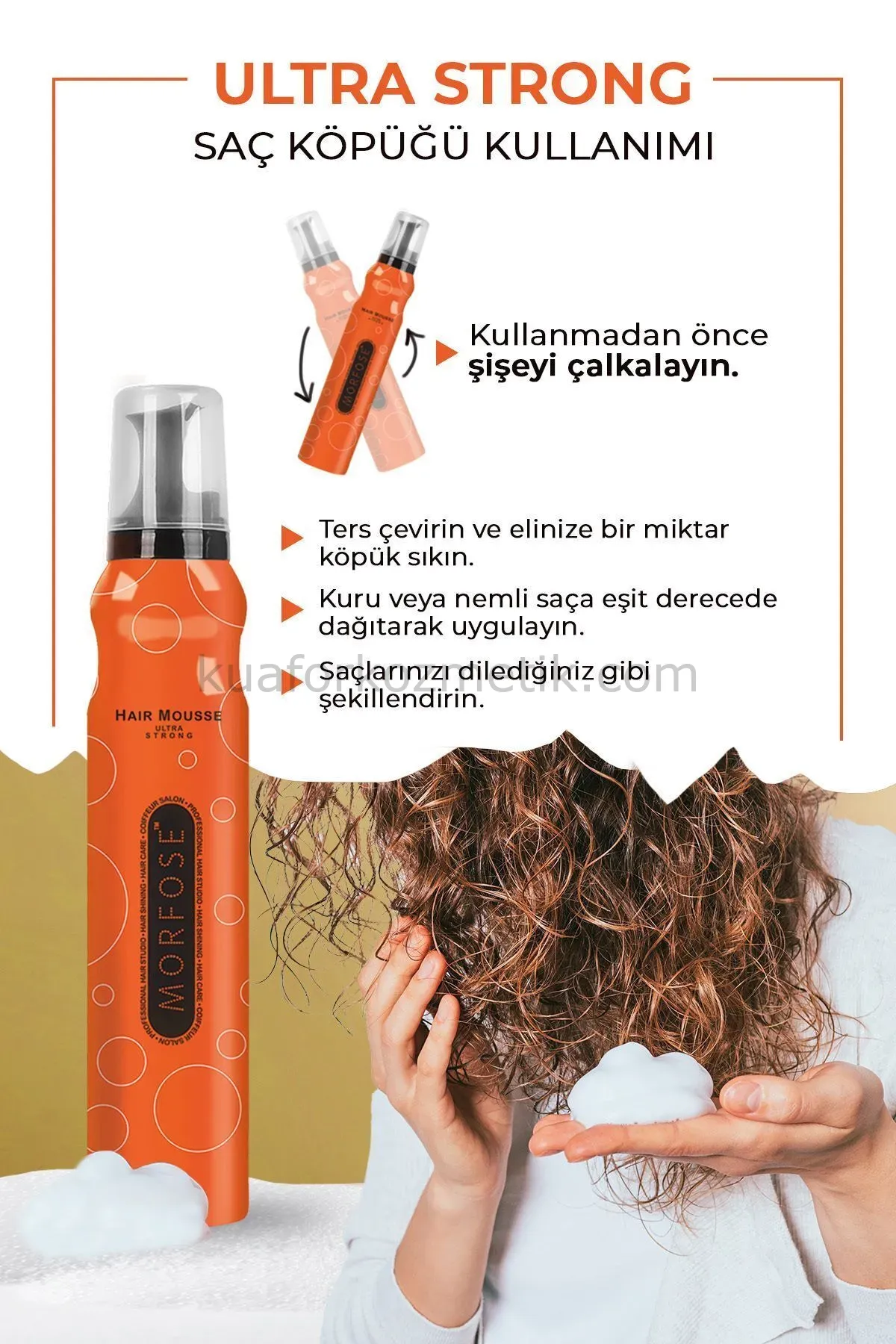 Morfose Ultra Strong Saç Şekillendirici Köpük 200Ml
