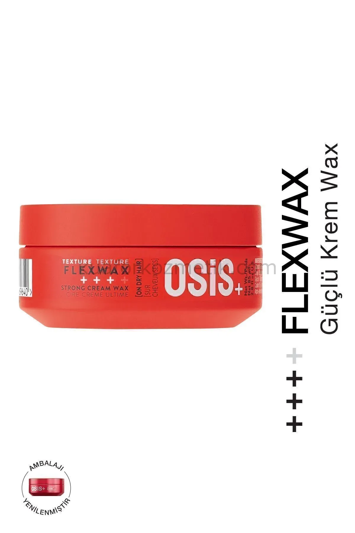 Osis+ Flexwax Ultra Güçlü Doku Veren Krem Wax 85ml