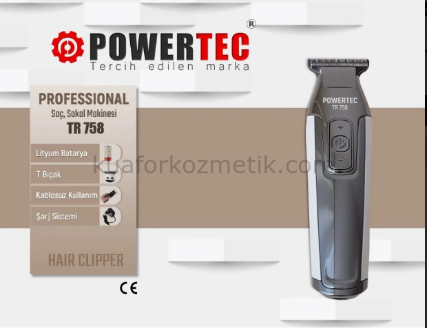 Powertec Tıraş Makinesi TR-758