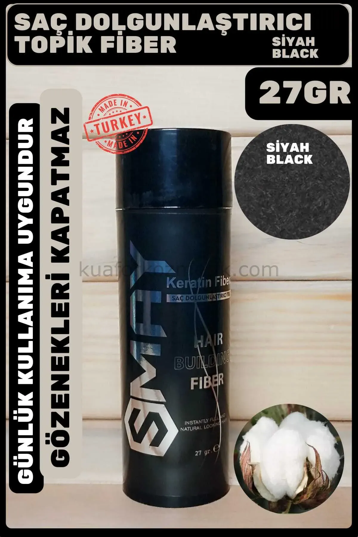 Smay Saç Dolgunlaştırıcı Topik 27gr - Siyah