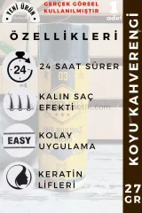 Nano Absolute Saç Dolgunlaştırıcı Topik 27Gr - Koyu Kahve