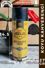 Nano Absolute Saç Dolgunlaştırıcı Topik 27Gr - Koyu Kahve