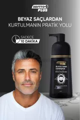 SofttoPlus Saç Siyahlaştıran Şampuan 350 Ml - Siyah