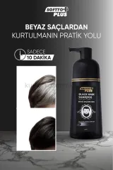 SofttoPlus Saç Siyahlaştıran Şampuan 350 Ml - Siyah