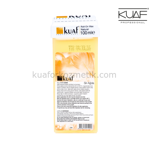 Kuaf Kartuş Rollon Ağda 100Ml - Sarı Naturel