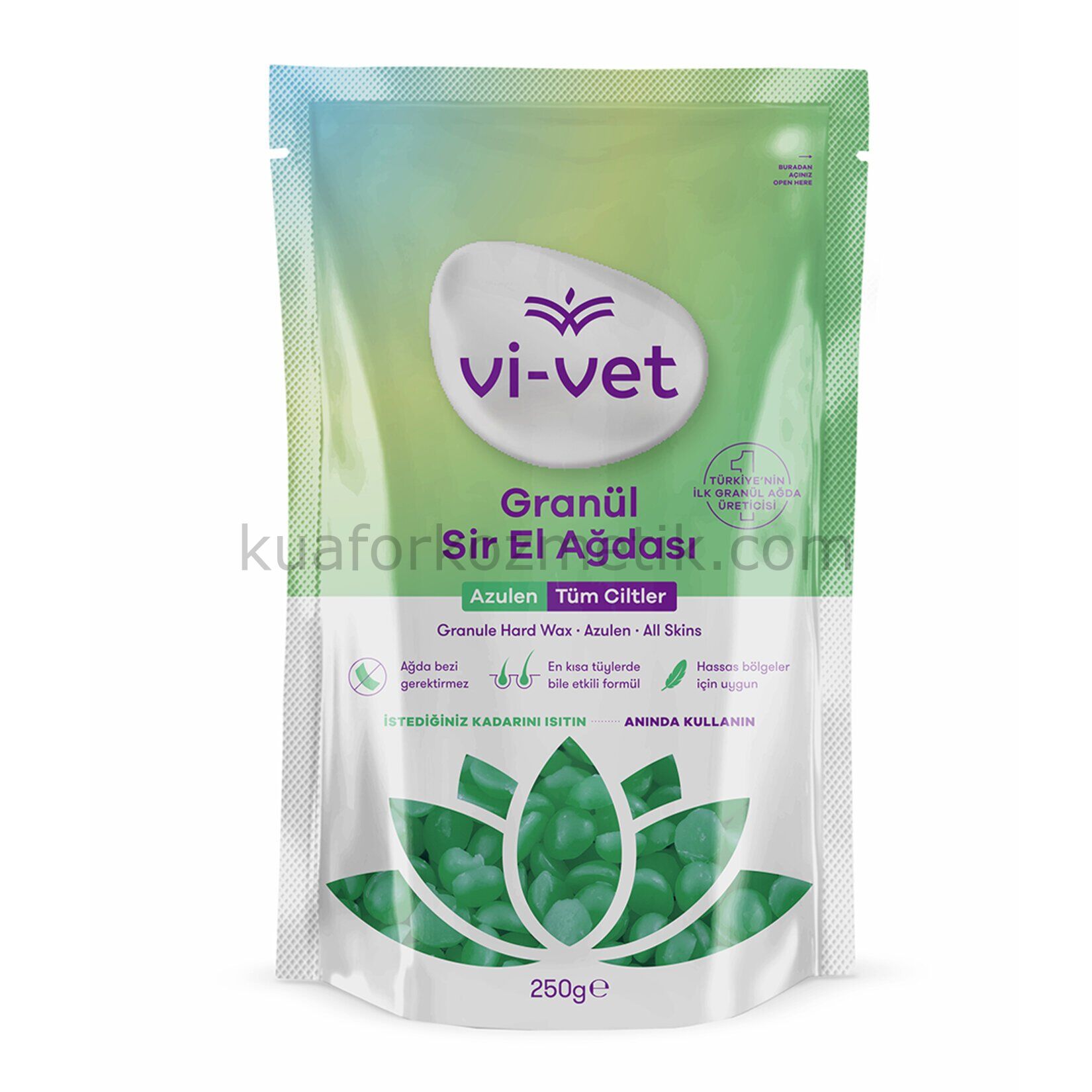 Vivet Boncuk Ağda 250Gr - Yeşil