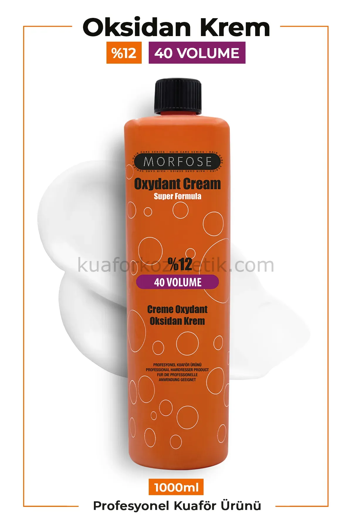 Morfose Oksidan Saç Açıcı 1000Ml - %12 40 Volume