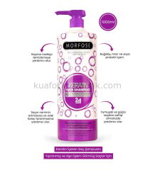 Morfose Keratin Şampuan 2in1 1000Ml