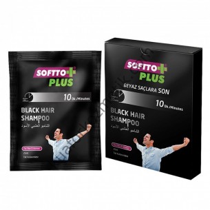 Softto Plus Black Haır Shampoo Tek Kullanımlık 25 Ml
