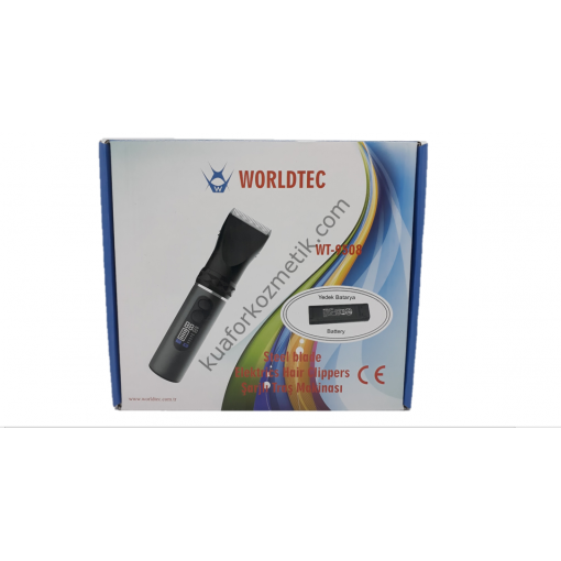Worldtec WT-9508 Profesyonel Şarjlı Dijital Saç Sakal Ense Makinası