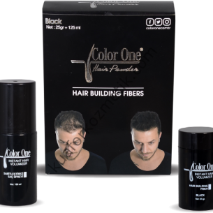 Color One Dolgunlaştırıcı Saç Fiberi ve Sabitleştirici Sprey